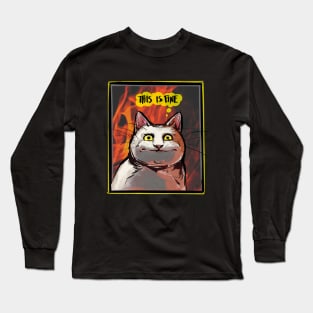 Millennial Cat Long Sleeve T-Shirt